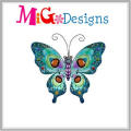 Gorgeous Metal Art Green Butterfly Wall Decor